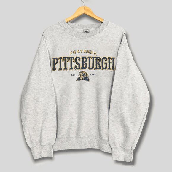 Vintage University Of Pittsburgh Panthers Sweatshirt, Pittsburgh Panthers Shirt - Picture 1 of 2
